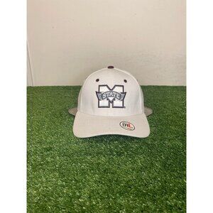 Mississippi State Bulldogs hat cap fitted medium large M/L white mens football